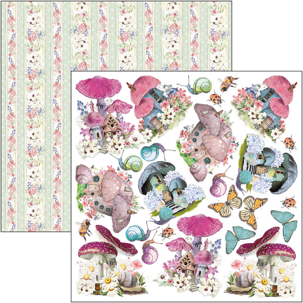 Ciao Bella Enchanted Land Fussy Cut Pad 6"x6" 24/Pkg-3