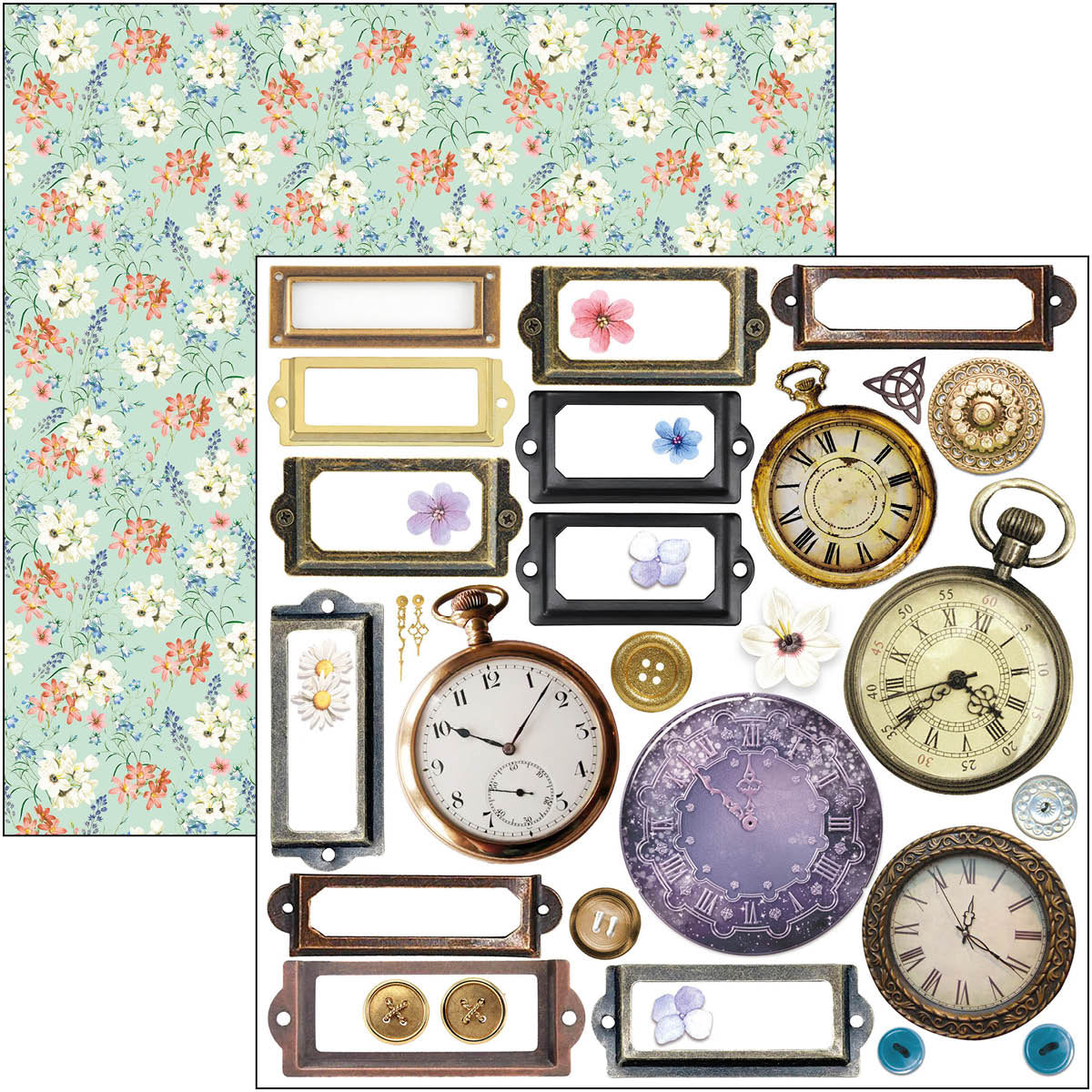 Ciao Bella Enchanted Land Fussy Cut Pad 6"x6" 24/Pkg-16