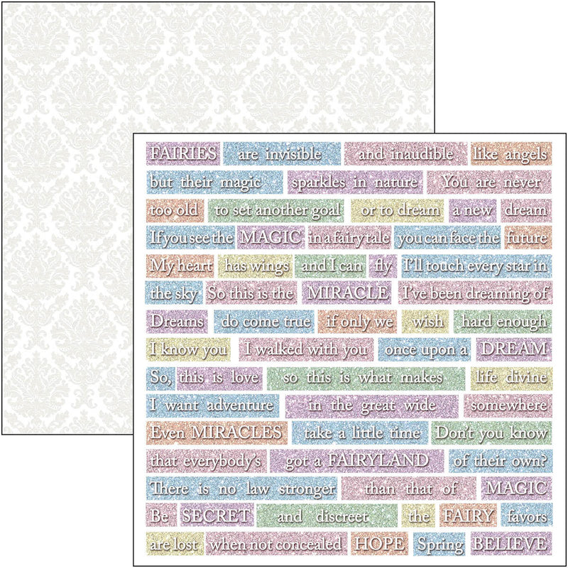 Ciao Bella Enchanted Land Fussy Cut Pad 6"x6" 24/Pkg-11