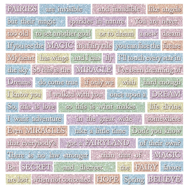 Ciao Bella Enchanted Land Fussy Cut Pad 6"x6" 24/Pkg-12