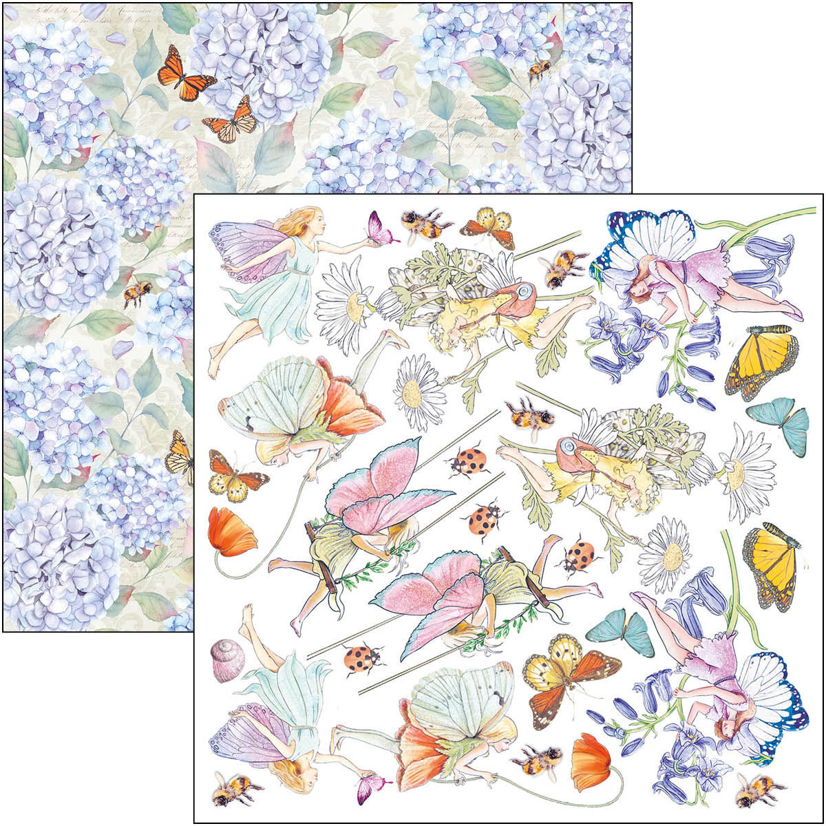 Ciao Bella Enchanted Land Fussy Cut Pad 6"x6" 24/Pkg-24