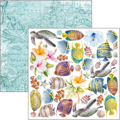 Ciao Bella Summer Breeze Fussy Cut Pad 6"x6" 24/Pkg-6