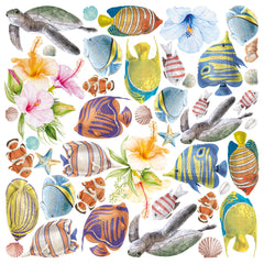 Ciao Bella Summer Breeze Fussy Cut Pad 6"x6" 24/Pkg-7