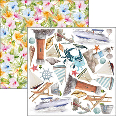 Ciao Bella Summer Breeze Fussy Cut Pad 6"x6" 24/Pkg-2
