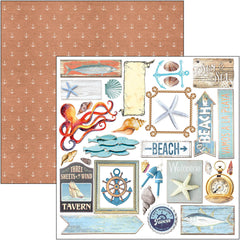 Ciao Bella Summer Breeze Fussy Cut Pad 6"x6" 24/Pkg-15
