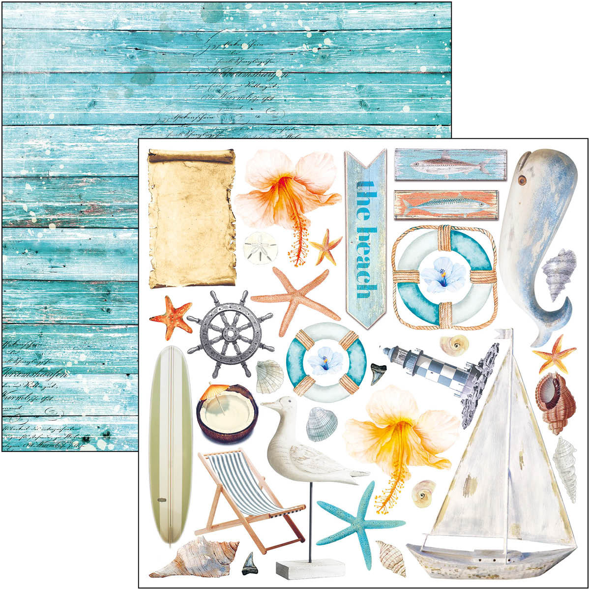 Ciao Bella Summer Breeze Fussy Cut Pad 6"x6" 24/Pkg-20