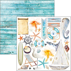 Ciao Bella Summer Breeze Fussy Cut Pad 6"x6" 24/Pkg-20