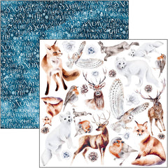 Bloc de papel para recortar Winter Journey de Ciao Bella, 6"x6", 24 unidades-2