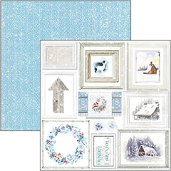 Bloc de papel para recortar Winter Journey de Ciao Bella, 6"x6", 24 unidades-5