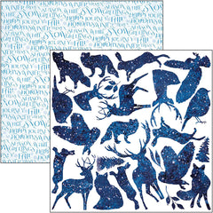 Bloc de papel para recortar Winter Journey de Ciao Bella, 6"x6", 24 unidades-6