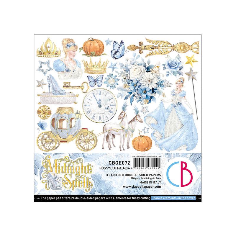 Bloc de recortes Midnight Spell de 6"x6", 24 unidades-1
