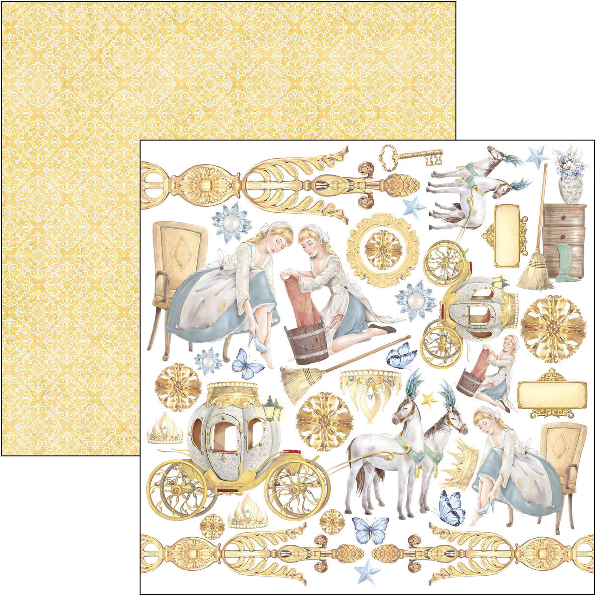 Bloc de recortes Midnight Spell de 6"x6", 24 unidades-7