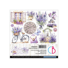 Morning In Provence Fussy Cut Pad 6"x6" 24/Pkg-1