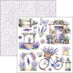 Morning In Provence Fussy Cut Pad 6"x6" 24/Pkg-2