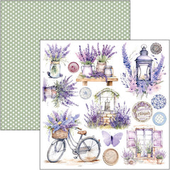Morning In Provence Fussy Cut Pad 6"x6" 24/Pkg-4