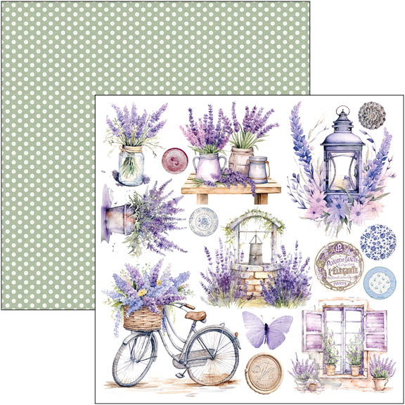 Morning In Provence Fussy Cut Pad 6"x6" 24/Pkg-4