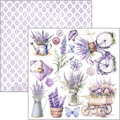 Morning In Provence Fussy Cut Pad 6"x6" 24/Pkg-6