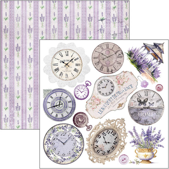 Morning In Provence Fussy Cut Pad 6"x6" 24/Pkg-7