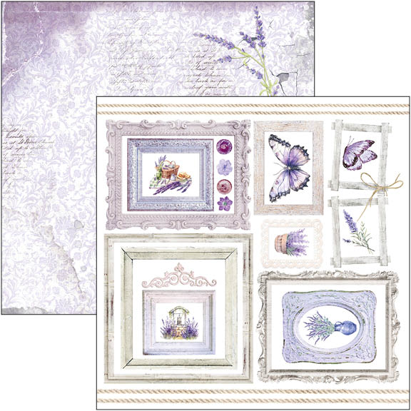 Morning In Provence Fussy Cut Pad 6"x6" 24/Pkg-8