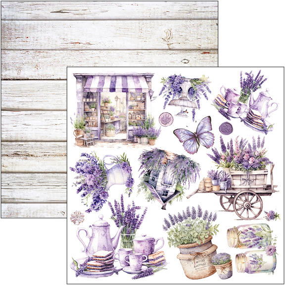 Morning In Provence Fussy Cut Pad 6"x6" 24/Pkg-9