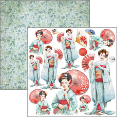 Bloc de papel para recortes Land Of The Rising Sun, 6"x6", 24 hojas/paquete-6
