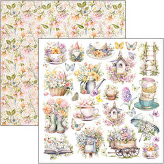 Bloc de recortes Flower Shop 6"x6" 24/paquete-2