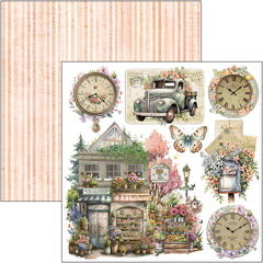 Bloc de recortes Flower Shop 6"x6" 24/paquete-3