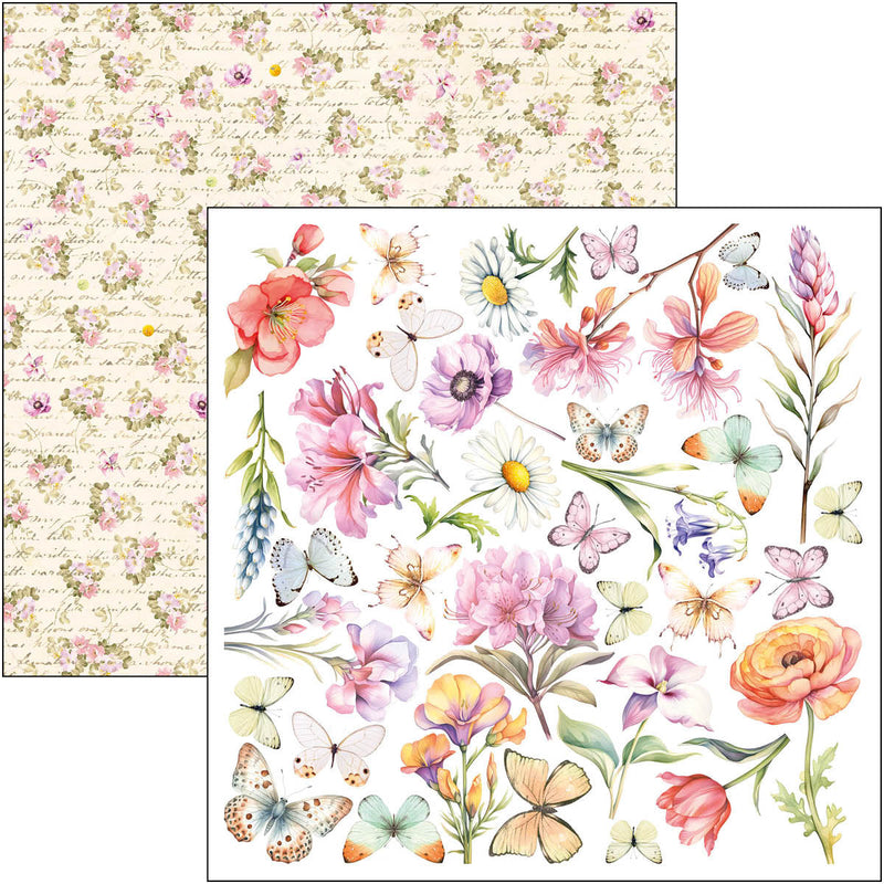 Bloc de recortes Flower Shop 6"x6" 24/paquete-4