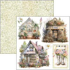 Bloc de recortes Flower Shop 6"x6" 24/paquete-5
