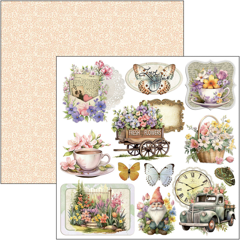 Bloc de recortes Flower Shop 6"x6" 24/paquete-6