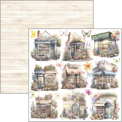 Bloc de recortes Flower Shop 6"x6" 24/paquete-7