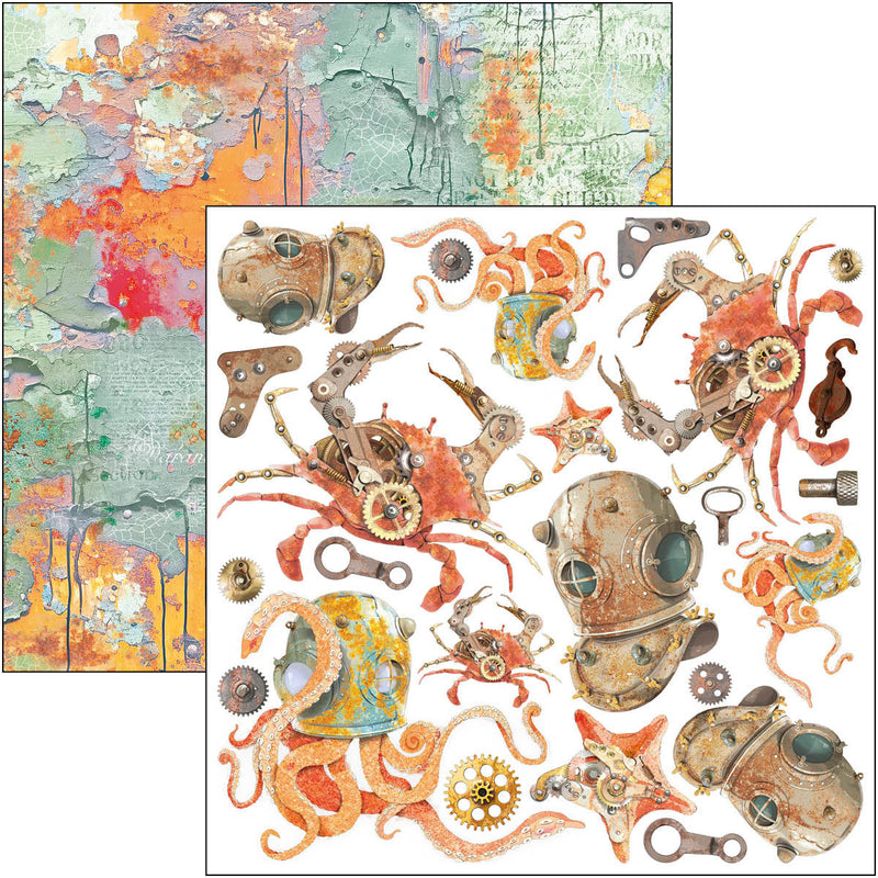 Coral Reef Fussy Cut Pad 6"x6" 24/Pkg-3