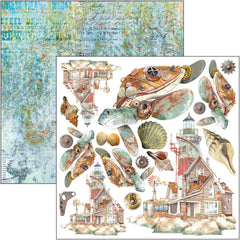 Coral Reef Fussy Cut Pad 6"x6" 24/Pkg-4