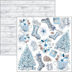 Bloc de papel Elegance of Blue Fussy Cut de 6"x6", 24 unidades/paquete-3