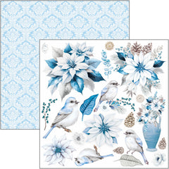 Bloc de papel Elegance of Blue Fussy Cut de 6"x6", 24 unidades/paquete-8