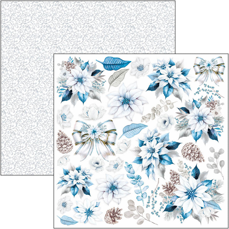 Bloc de papel Elegance of Blue Fussy Cut de 6"x6", 24 unidades/paquete-9