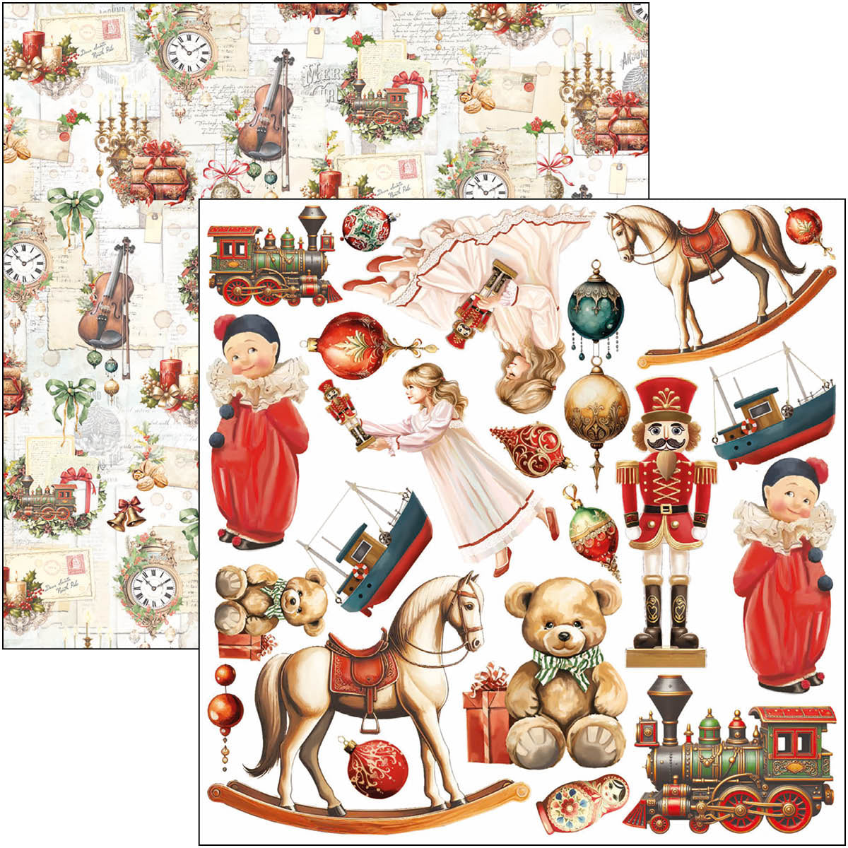 The Nutcracker Fussy Cut Pad 6"x6" 24/Pkg-3