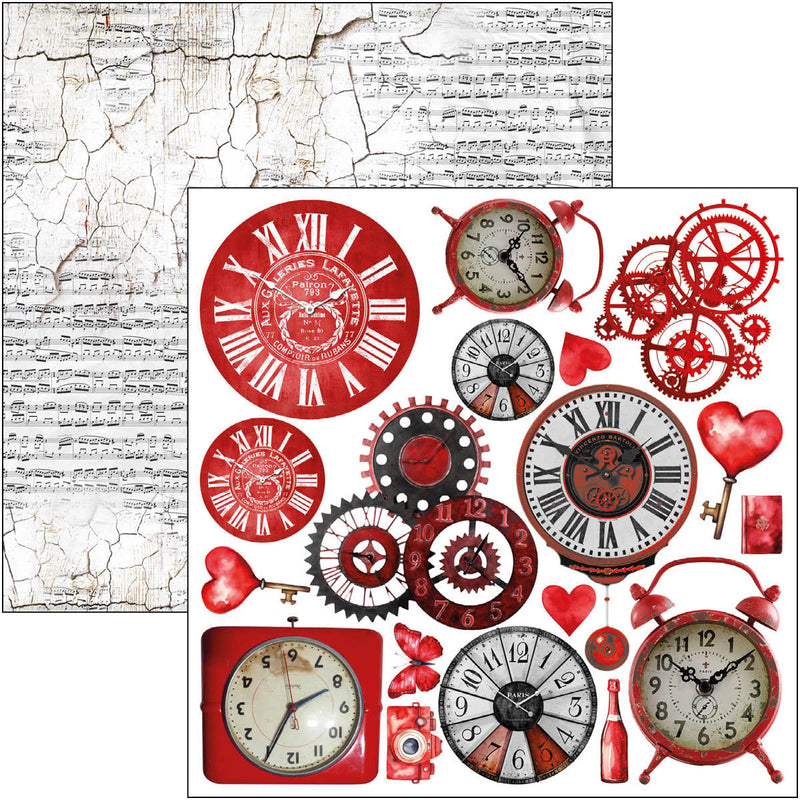 Paris Je t’aime Fussy Cut Pad 6"x6" 24/Pkg-4