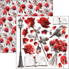 Paris Je t’aime Fussy Cut Pad 6"x6" 24/Pkg-6