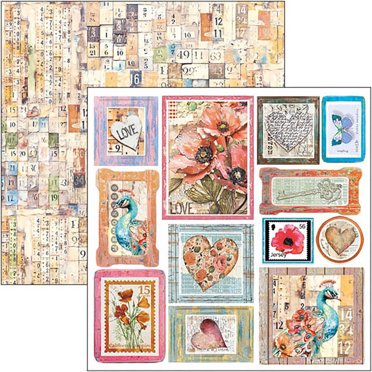 Majestic Dream Fussy Cut Pad 6"x6" 24/Pkg-9