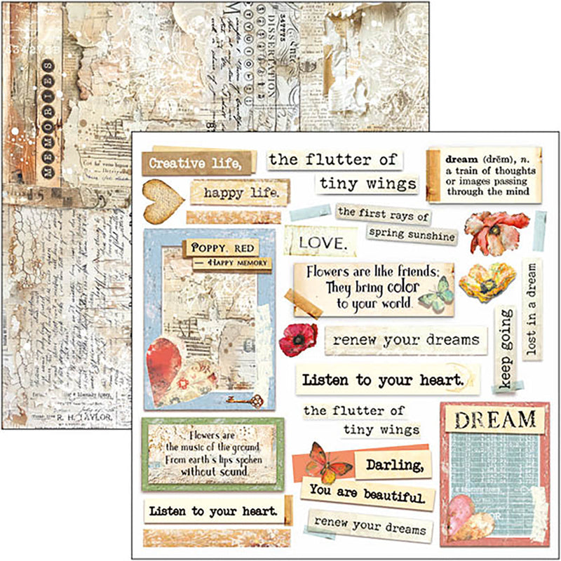 Majestic Dream Fussy Cut Pad 6"x6" 24/Pkg-4