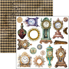 Cabinet Of Curiosities Fussy Cut Pad 6"x6" 24/Pkg-7