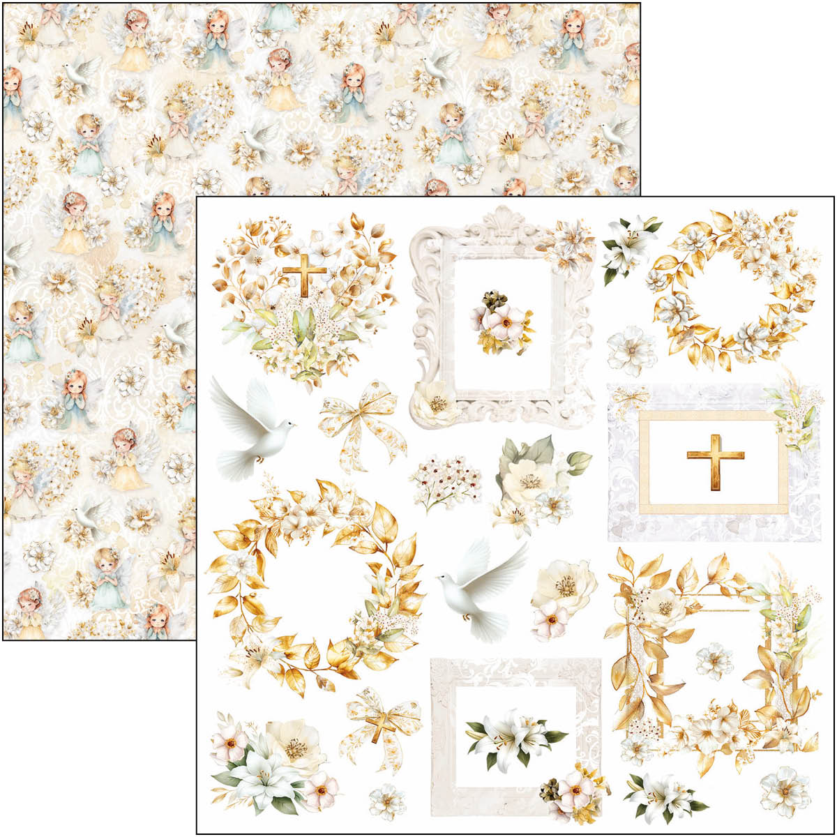 Blessing Day Fussy Cut Pad 6"x6" 24/Pkg-8