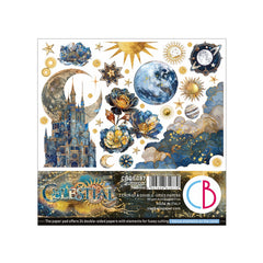 Celestial Fussy Cut Pad 6"x6" 24/Pkg-1