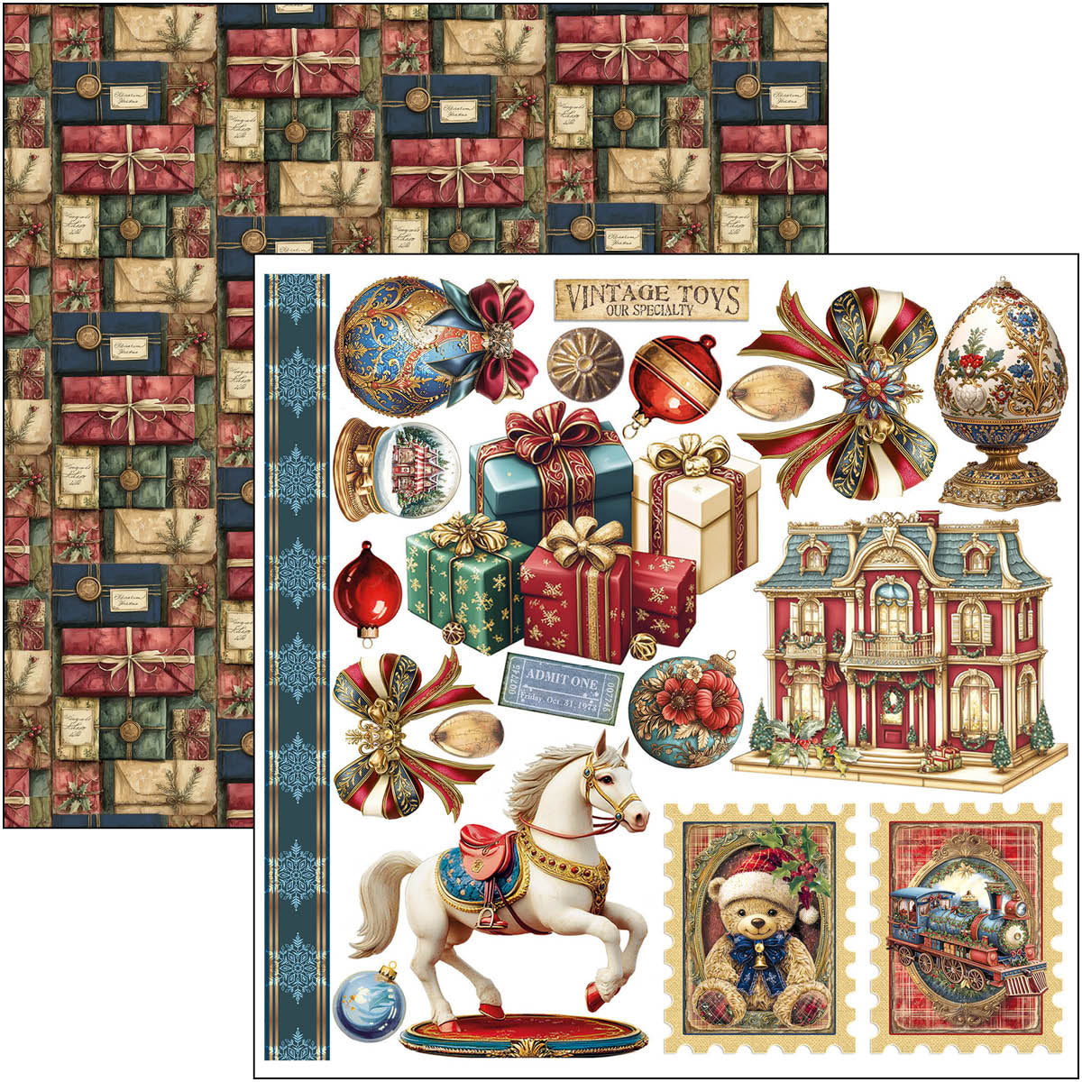 Toy Shop Fussy Cut Pad 6"x6" 24/Pkg-9