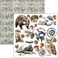 Forest Tales Fussy Cut Pad 6"x6" 24/Pkg-3