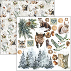 Forest Tales Fussy Cut Pad 6"x6" 24/Pkg-6