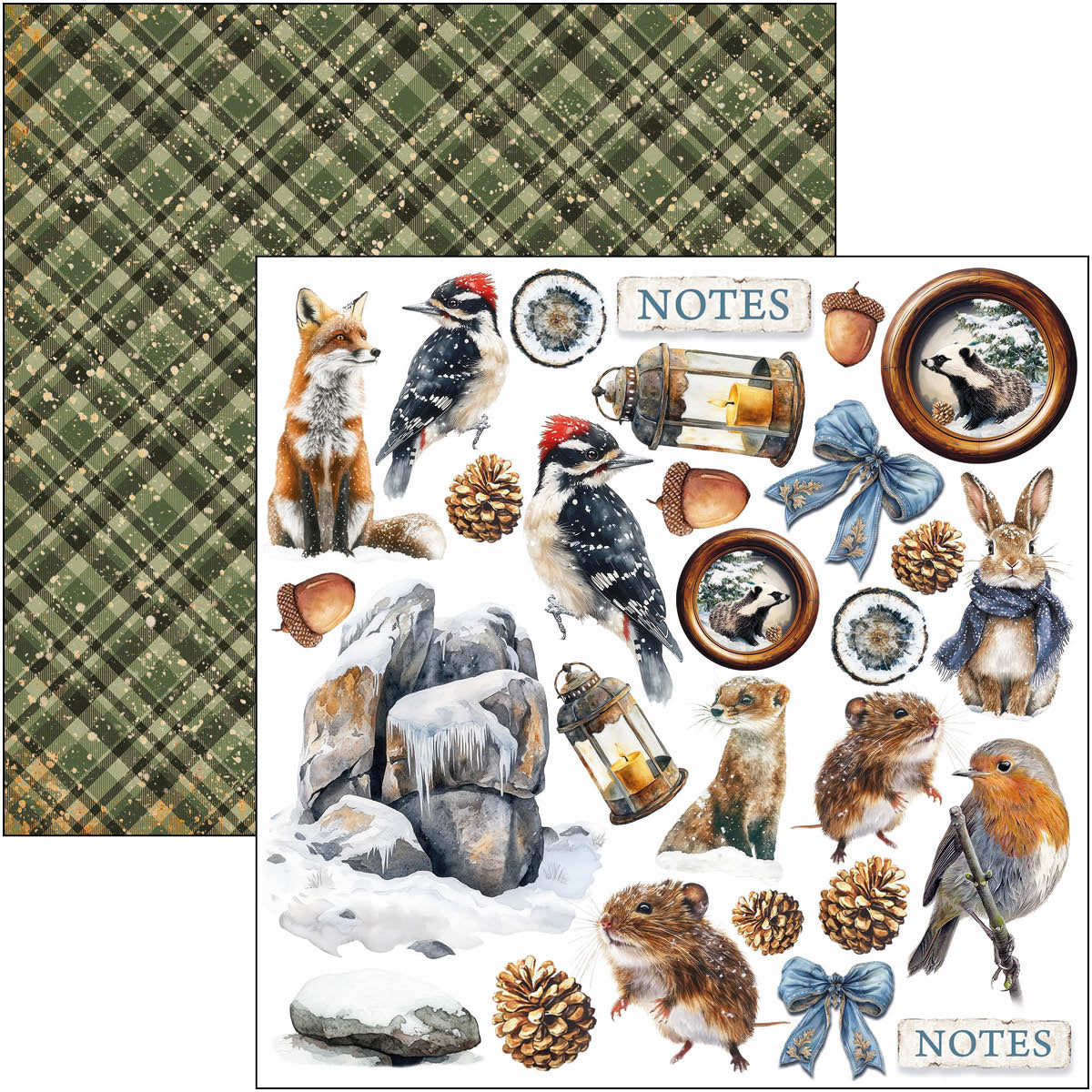 Forest Tales Fussy Cut Pad 6"x6" 24/Pkg-7