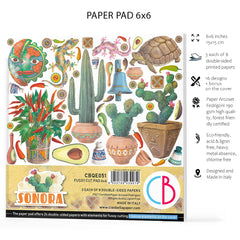 Ciao Bella Sonora Fussy Cut Pad 6"x6" 24/Pkg-15