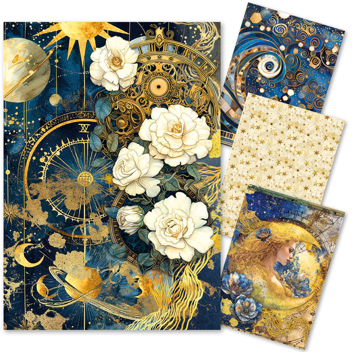 Rice Paper A4 MIXED 4/Pkg Celestial-1